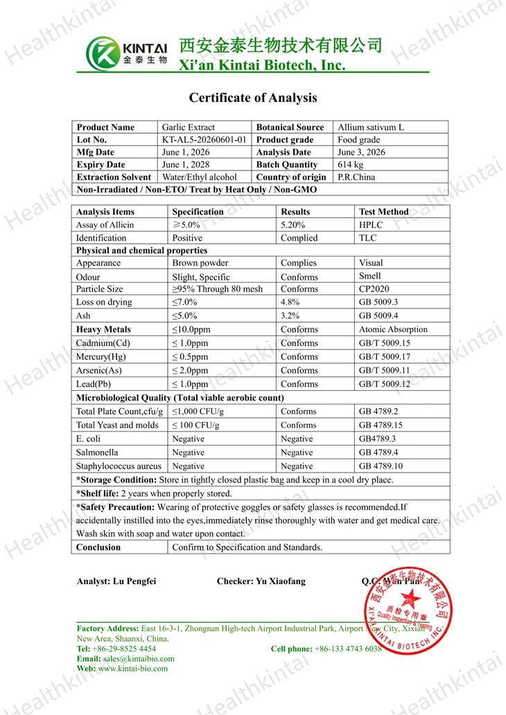 Garlic Extract Allicin Powder best